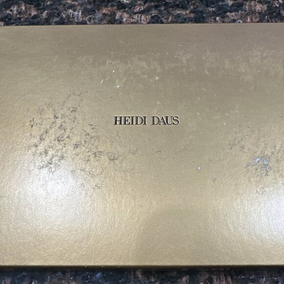 Heidi Daus Vine & Divine Faux Pearl Crystal Drop Necklace Box and Warranty Card - Picture 8 of 8